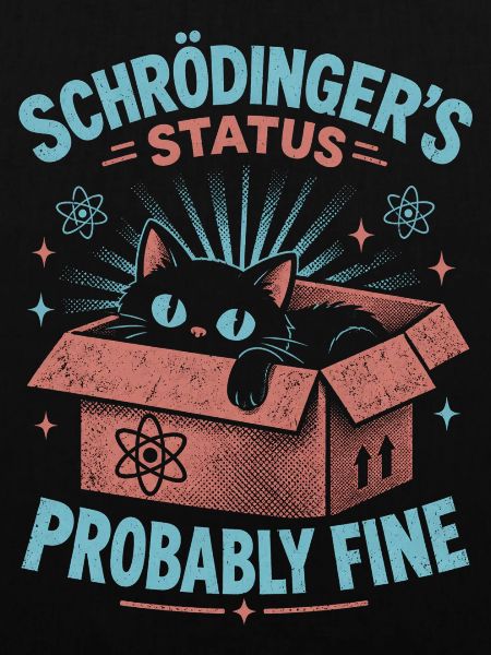 Schrödingers Status Katze im Karton