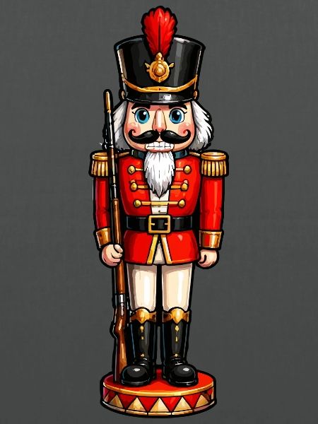 Traditioneller Nußknacker Soldat
