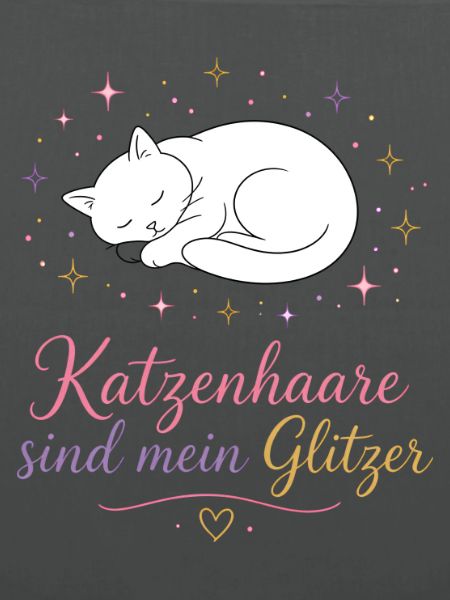 Katzenhaar Glitzer-Statement