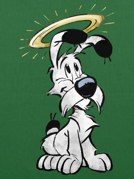 Asterix & Obelix Idefix Mit Heiligenschein