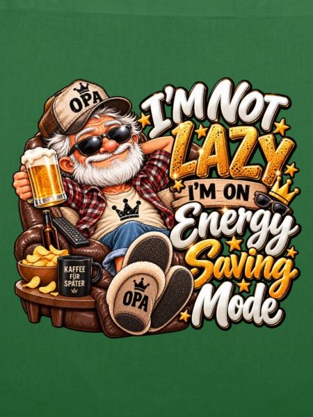 Opa im Energiesparmodus