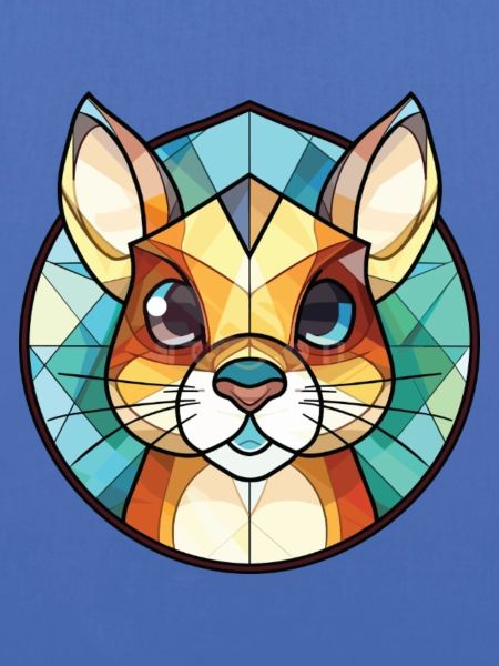 Chipmunk bunte Aquarell-Tierillustration