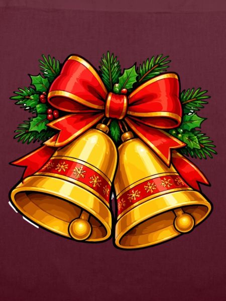 Weihnachtsglocken mit Schleife