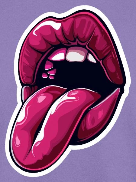Sticker Zunge