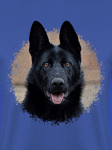 Schwarzer Schäferhund