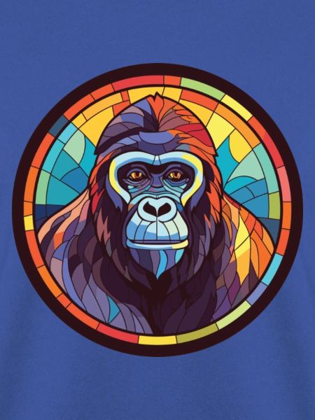 Gorilla bunte Aquarell-Tierillustration