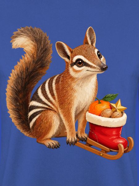 Numbat mit Nikolaus-Stiefelschlitten