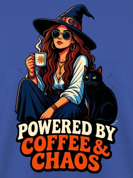 Kaffee Chaos Boho-Girl & Katze