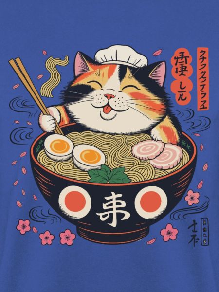 Ramen Katze mit Kochmütze