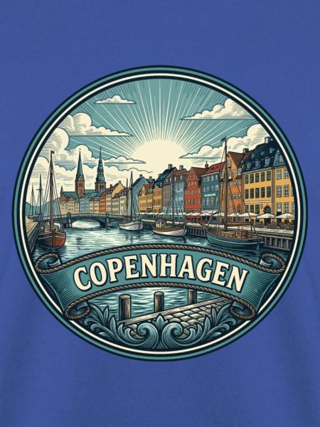Kopenhagen, Dänemark Reiseabzeichen Nyhavn Souvenir