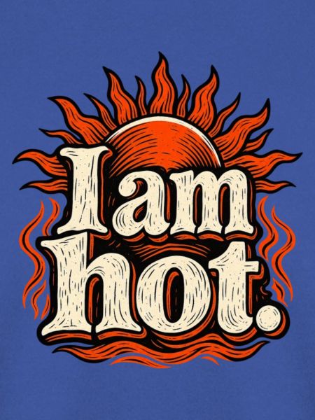 I am hot Sunburst Tee