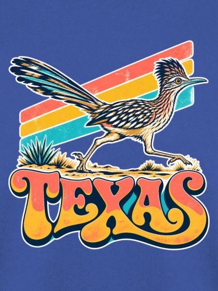 Texas Roadrunner Retro Neon