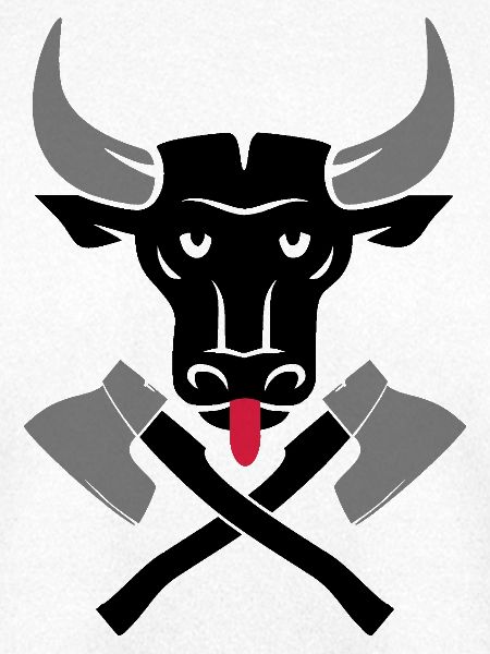 Stierkopf Bullenkopf Logo