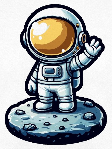Kleiner Astronaut – Mondlandung