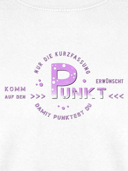 zum Punkt kommen