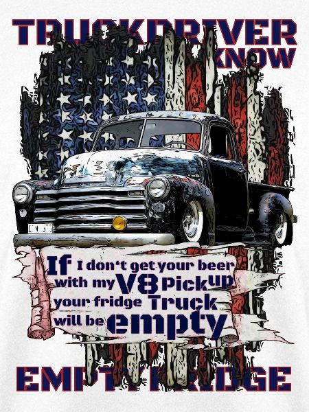 V8 Pickup Patriot Flagge