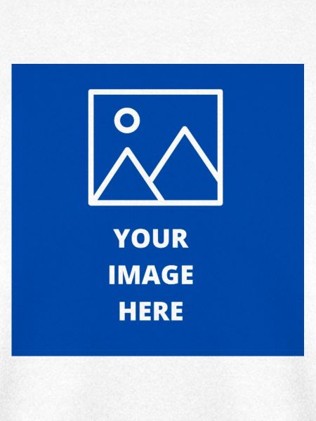 Minimalistische Berge auf blauem Hintergrund
