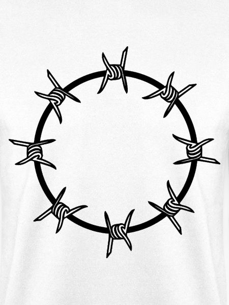 Stacheldraht Kreis Kreisform