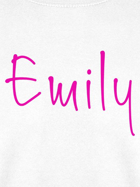 Emily Neon Pink Handschrift
