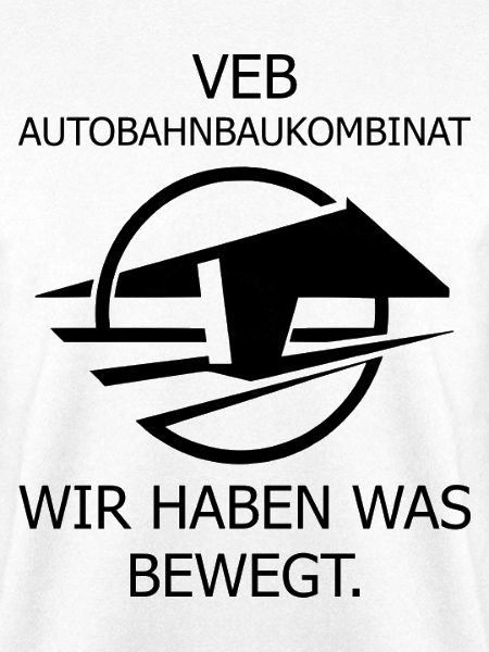 VEB Autobahnbaukombinat DDR Ostalgie