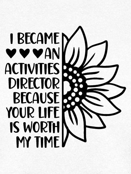 Activity Director Spruch Wertschätzung