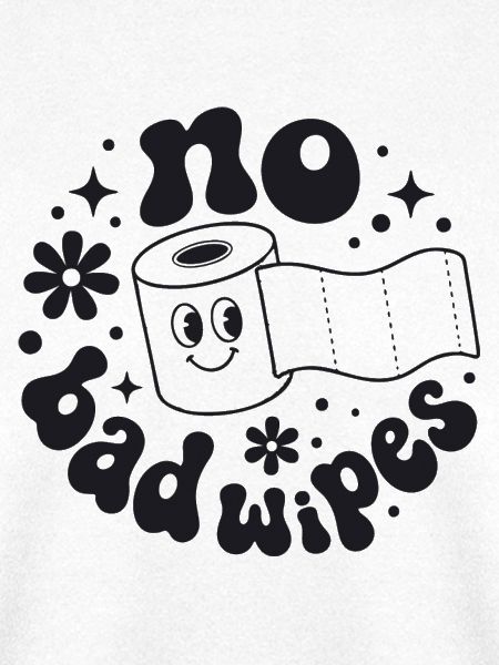 No Bad Vibes Doodle Muster