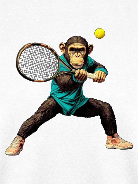 Tennis Schimpanse Affen