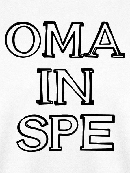 Oma in spe Schriftzug handgezeichnet