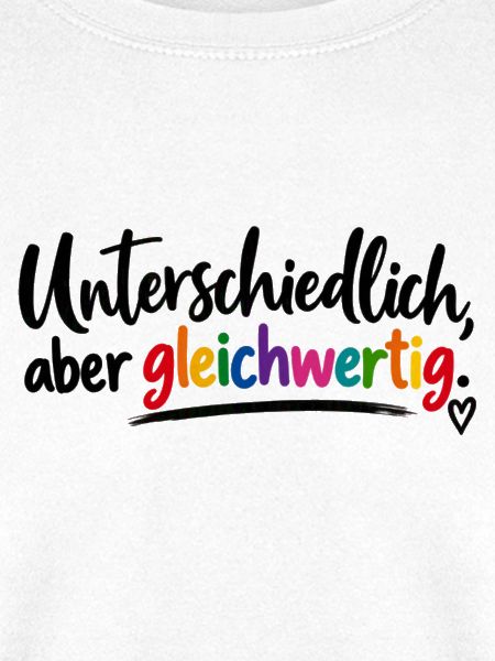 Unterschiedlich, aber gleichwertig