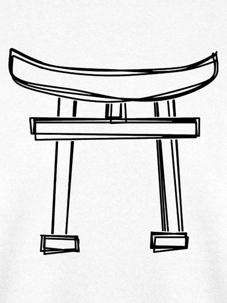 Torii handgezeichnet