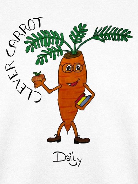 CleverCarrot – schlaue Karotte mit Büchern