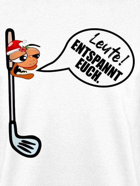 Weihnachten Golfschläger Weihnachtsstress