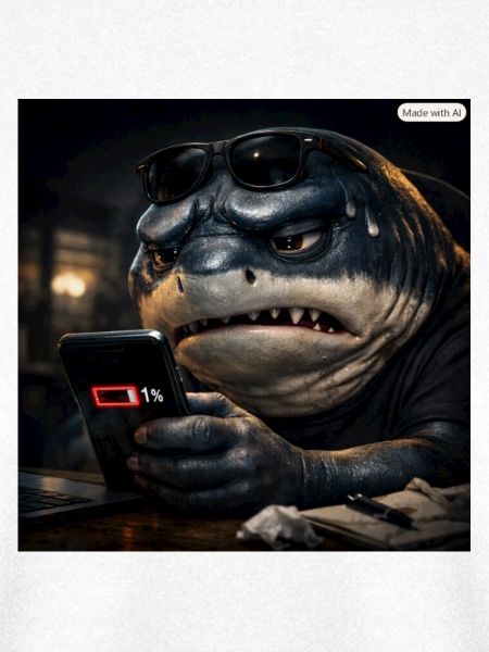 Hai_mit_Handy-_Akku1-