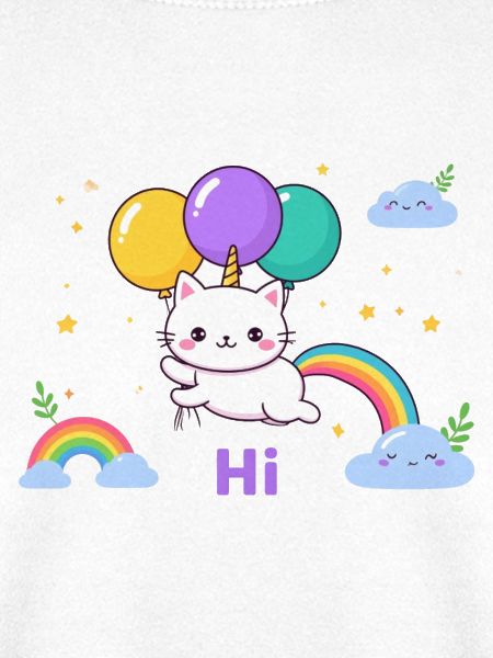 Pastel Kitty Einhornballons