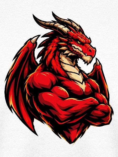 Feuerdrache Kraftbild
