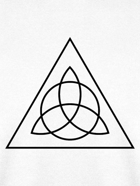 Symbol des heiligen Geometrie-Dreiecks