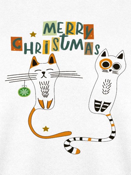 Katzen im Weihnachtszauber
