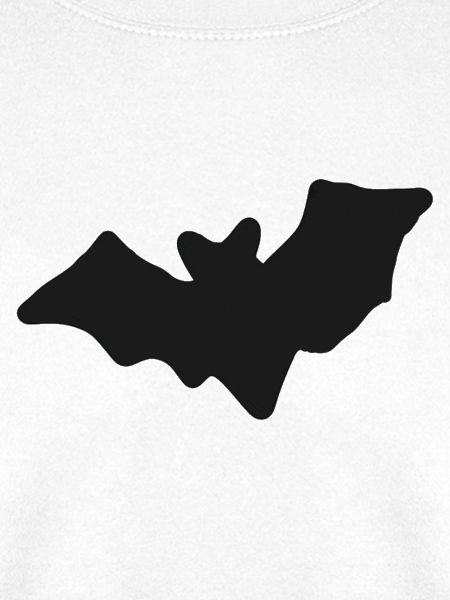 Dunkle Fledermaus, handgezeichnete Silhouette