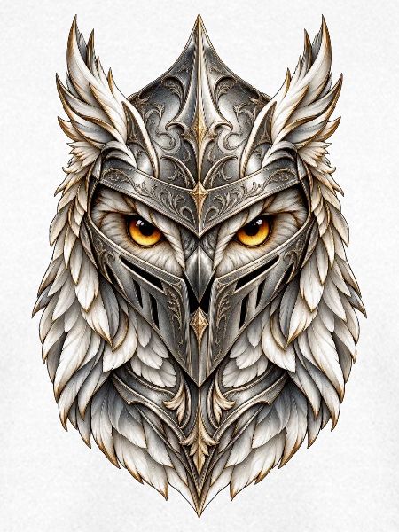 Silberhelm Kriegereule – Fantasy