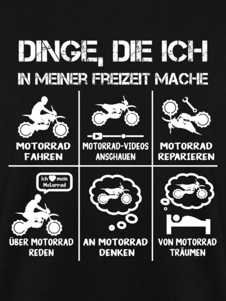 Freizeit - Motorradfahrer - Biker