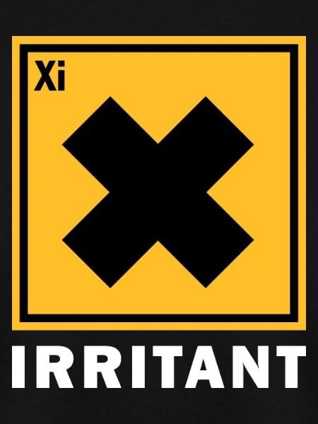 IRRITANT WARNING SIGN