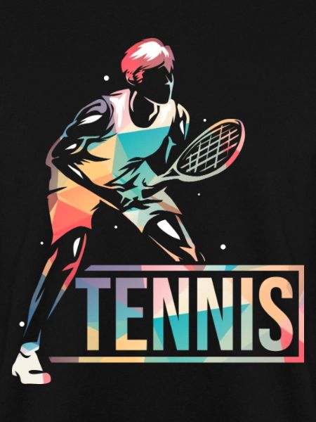 Flinker Tennisspieler Rasentennis