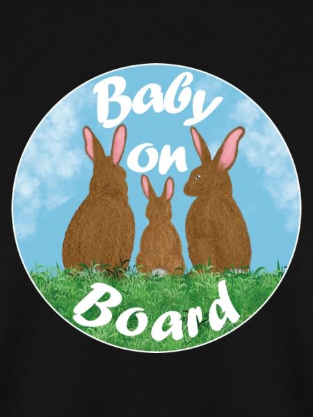Baby on board - Hasenfamilie