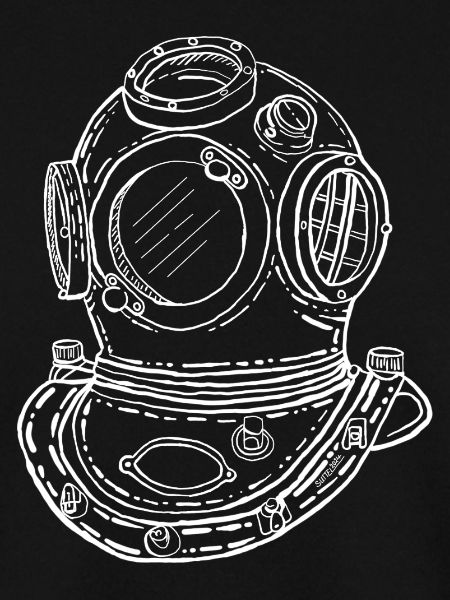 Taucherhelm, alt