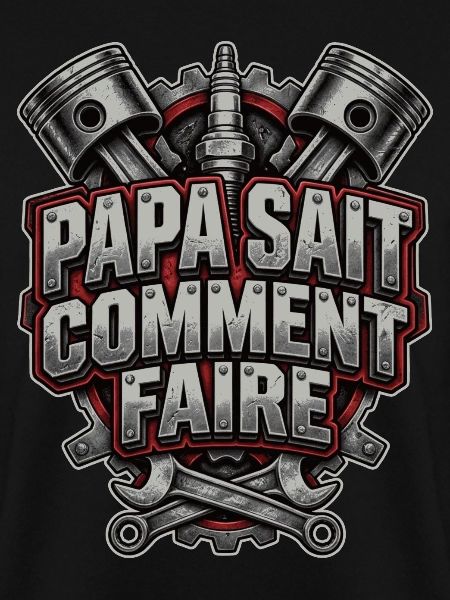 Mechaniker Papa
