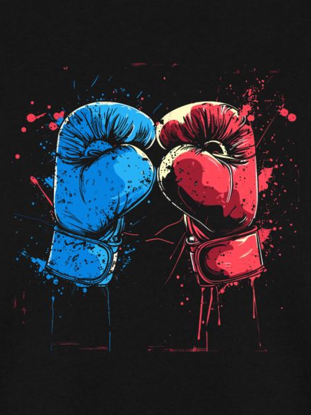 Kickboxhandschuhe Grafik