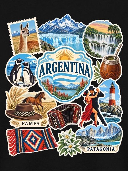 Argentinien Reisesticker