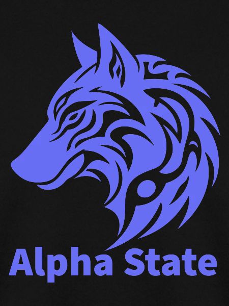 Alpha State Wolf-Emblem