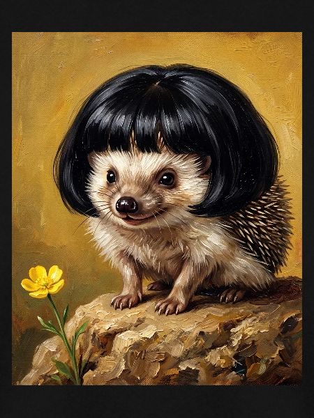 Lustiger Igel Bob Haarschnitt