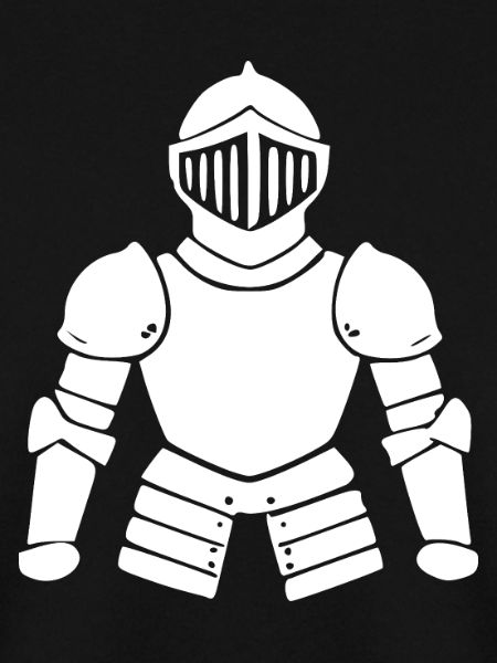 Ritterrüstung weiß Ritter Mittelalter Geschenk